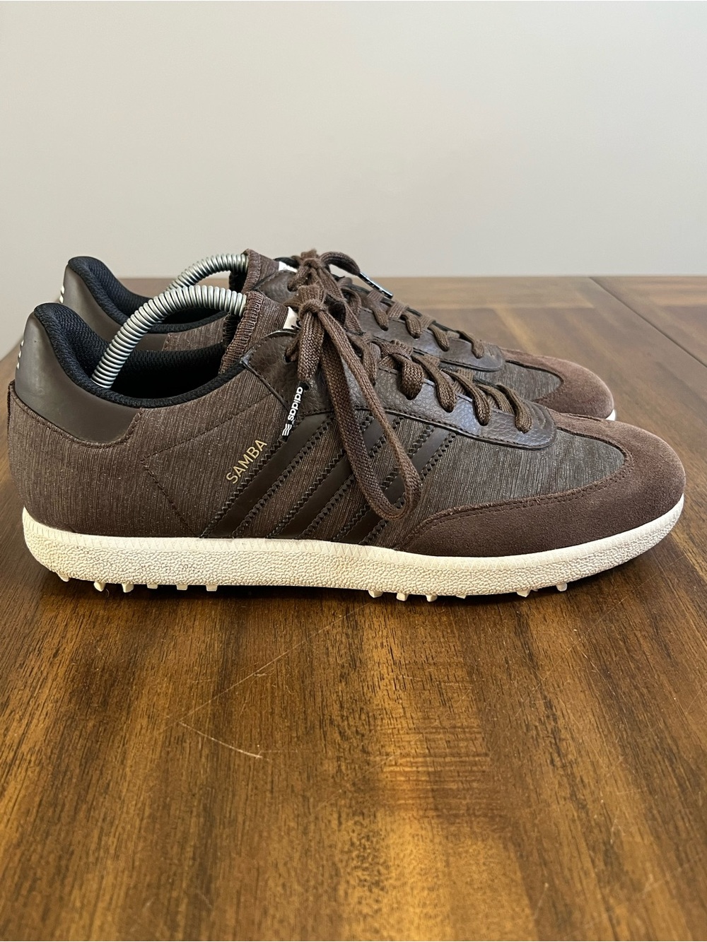 adidas Samba Golf Men’s Size 10.5 Brown Sneakers